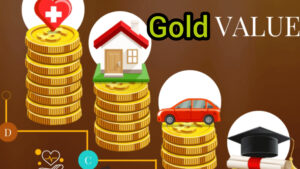 Gold value represented with icons